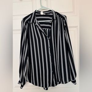 B&W stripped blouse - H&m